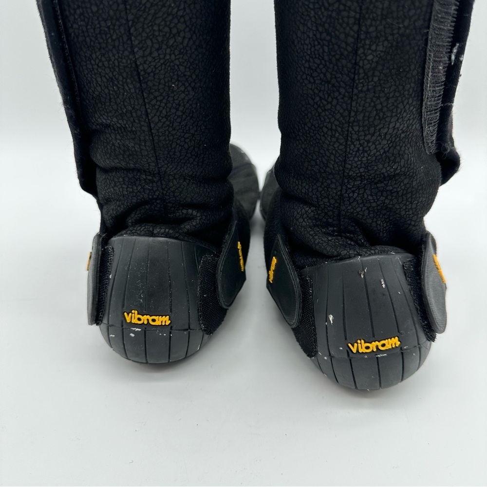 Vibram Furoshiki Shearling Knee High Black Boots - Picture 5 of 14
